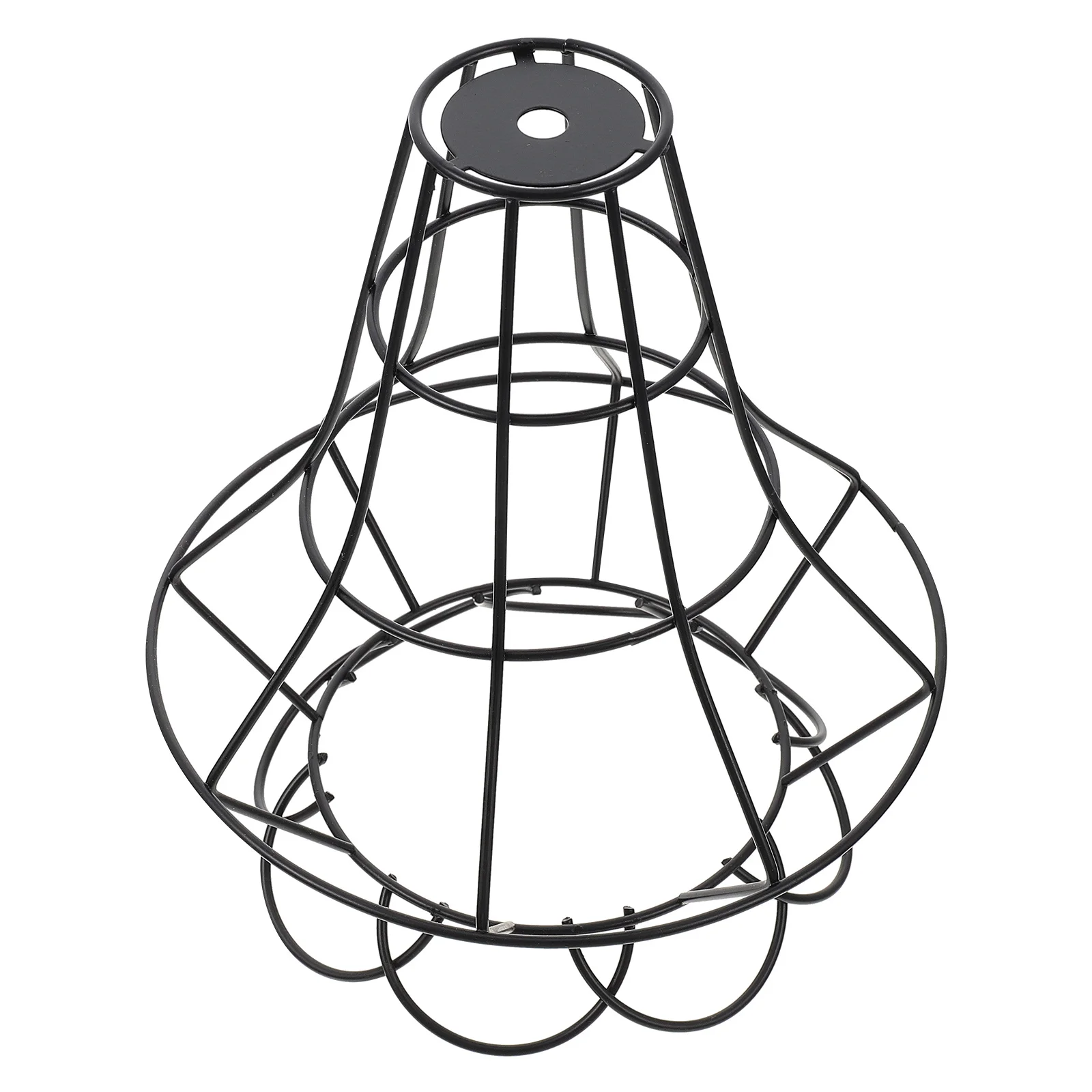 

Vintage Iron Art Lampshade Simple Design Warm Atmosphere Home Wall Lamp Decorative Light Cage Pendant Bulb Cover Durable Iron