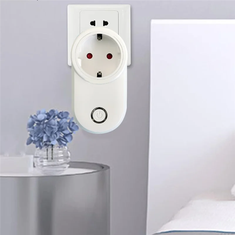 AA01-Wireless Remote Control Socket 220V Tuya Wifi Smart Socket   Power Outlet 16A For Home Appliance Light Fan EU Plug