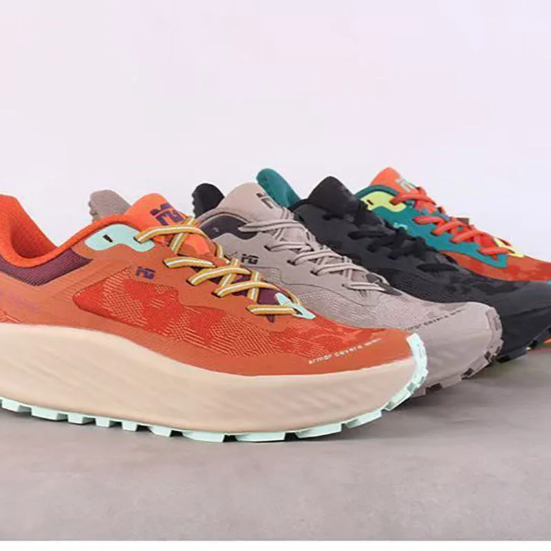 

Men's Anti-slip Cushioning Outdoor Thick Sole Running Shoes Sneakers Breathable Bouncing Trail Running Shoes
