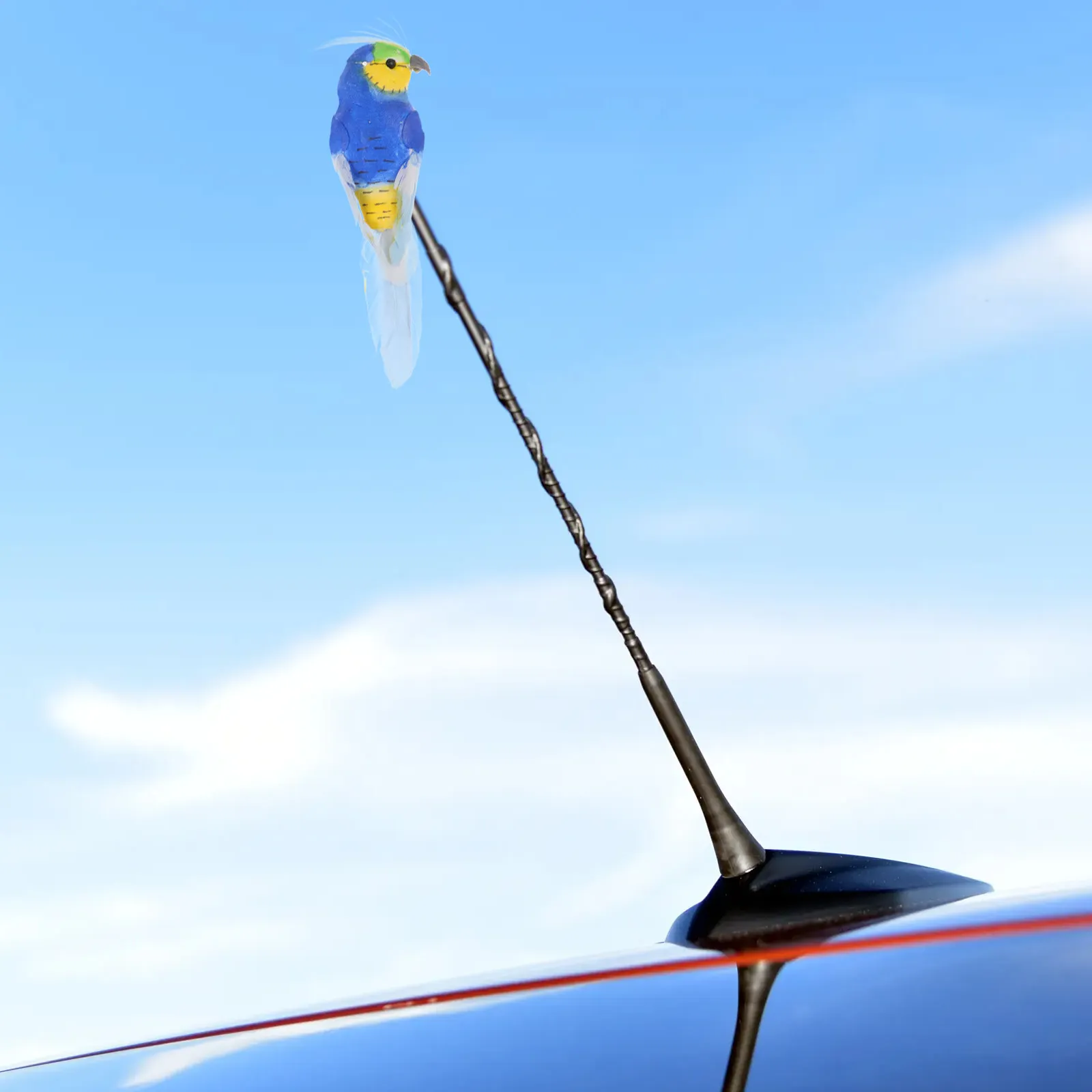 Décoration fantaisie pour antenne de voiture en forme d'animal pour voitures et SUV, installation facile, préserve la peinture, attrayante et amusante