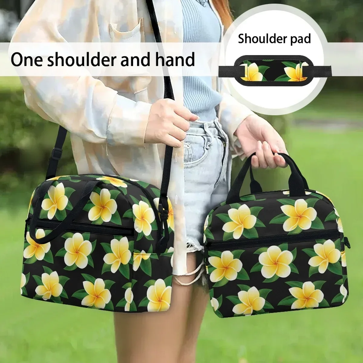 

Women's Thermal Lunchbox Multi Pocket Stylish Lightweight Thermal Lunch Bags for Children School