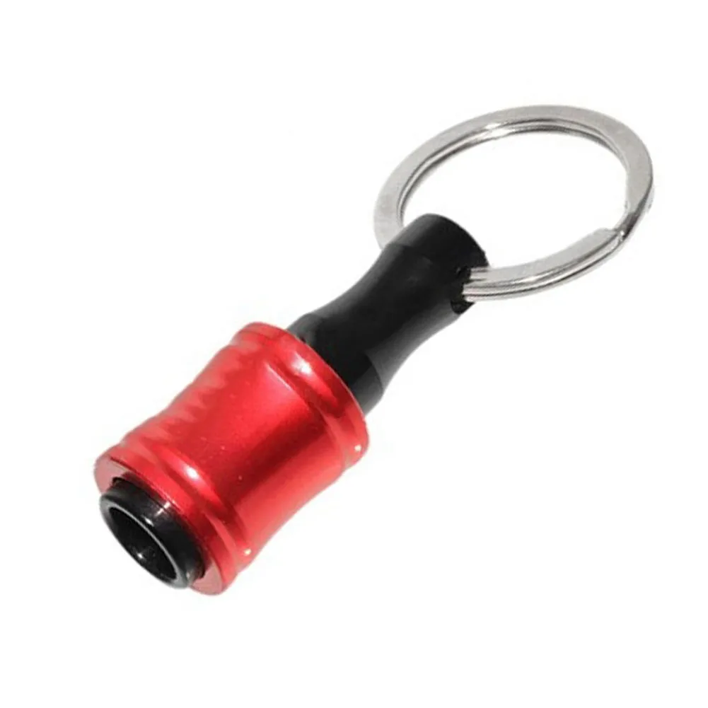 1/4 Inch Hex Shank Screwdriver Bits Holder Extension Bar Keychain Screw Adapter Drill Change Handheld Screwdrivers