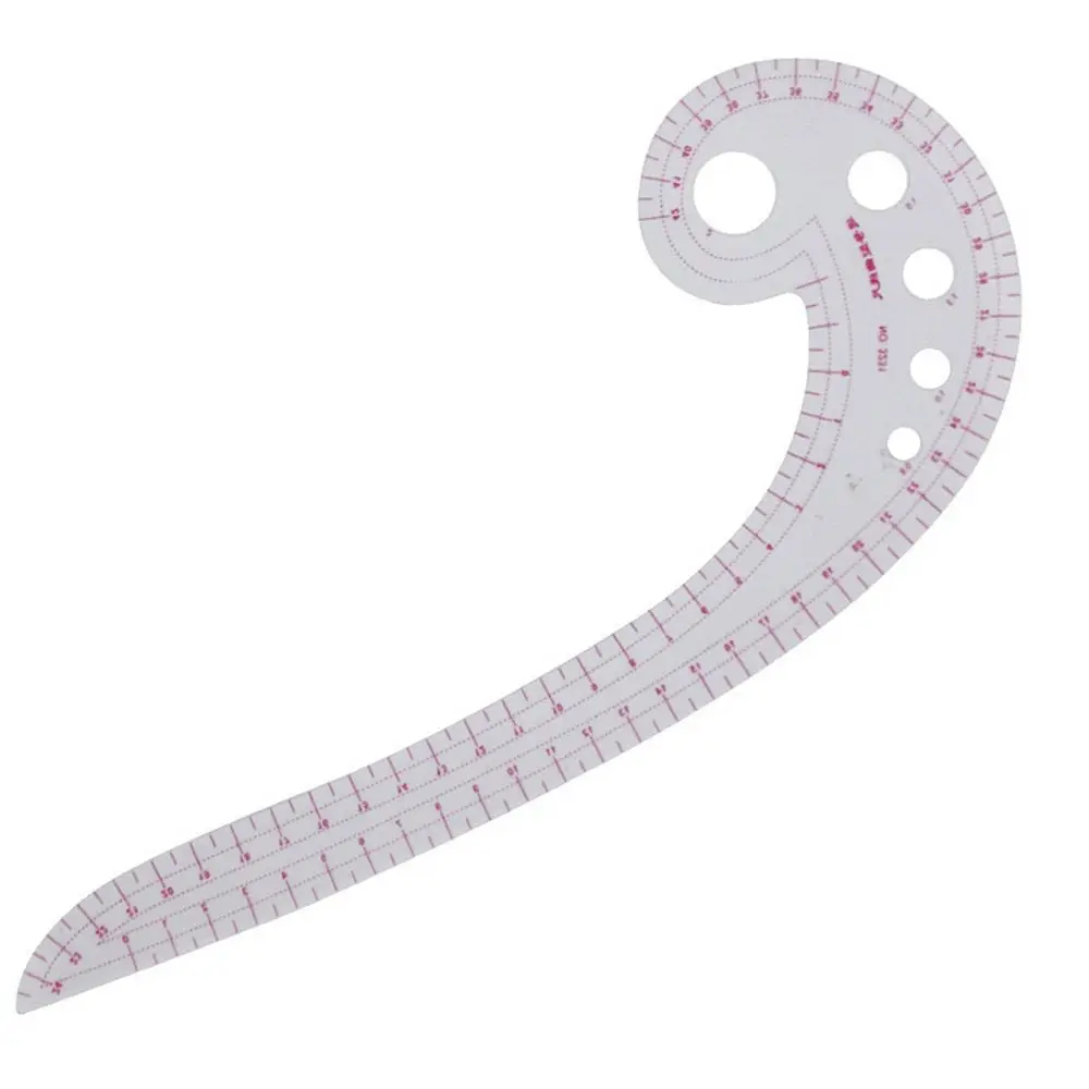 Shaped for Dressmaking Tailor Grading Metric Plastic Pattern Making French Curve Ruler Sewing Tool Spline Design Measure Ruler