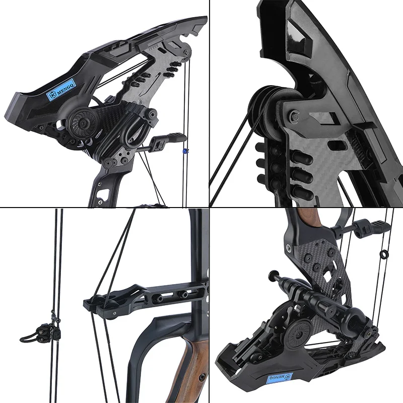 32inch KRESIS 21.5lbs-80lbs Compound Bow Archery Steel Ball Dual Purpose 330/460FPS 70-75% Labor Saving Ratio For Hunting Bow