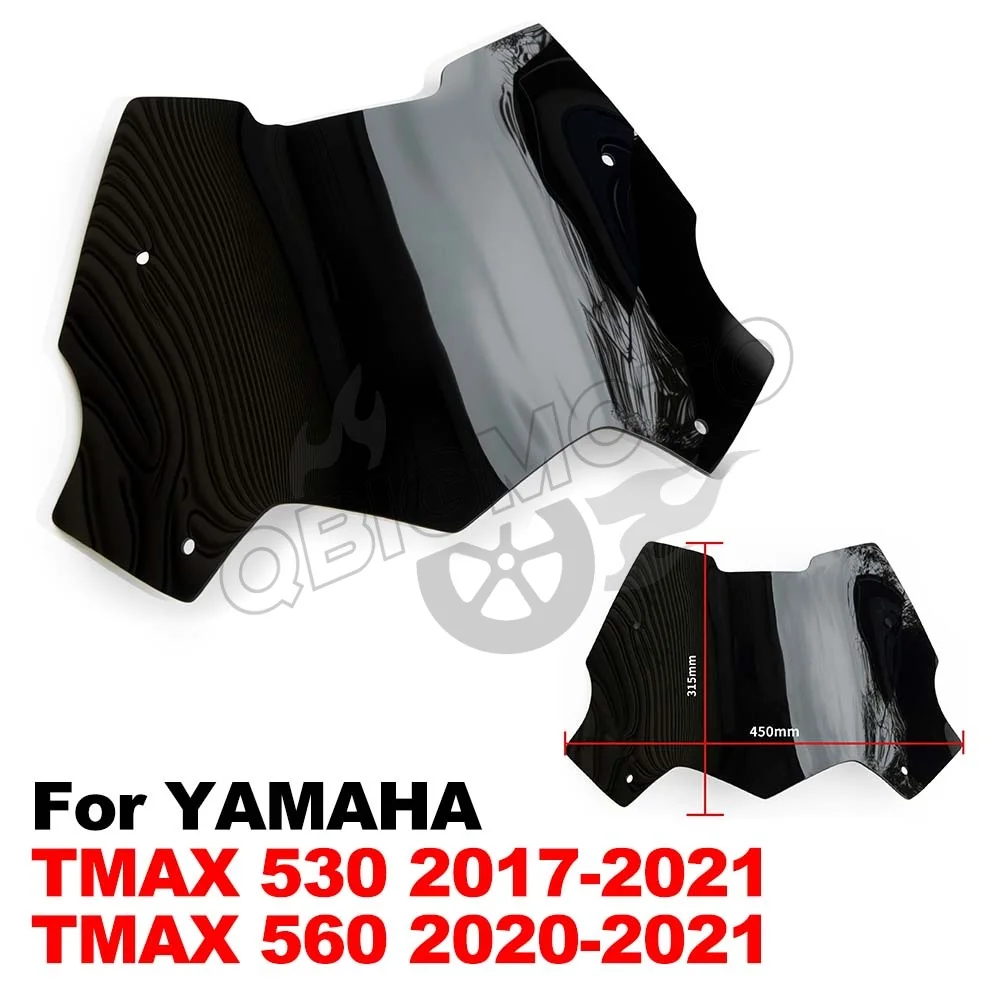 Motorcycle Front Windshield Windscreen For YAMAHA TMAX530 2017-2021 TMAX560 2020-2021 TMAX 530 560 T-MAX530 T-MAX560