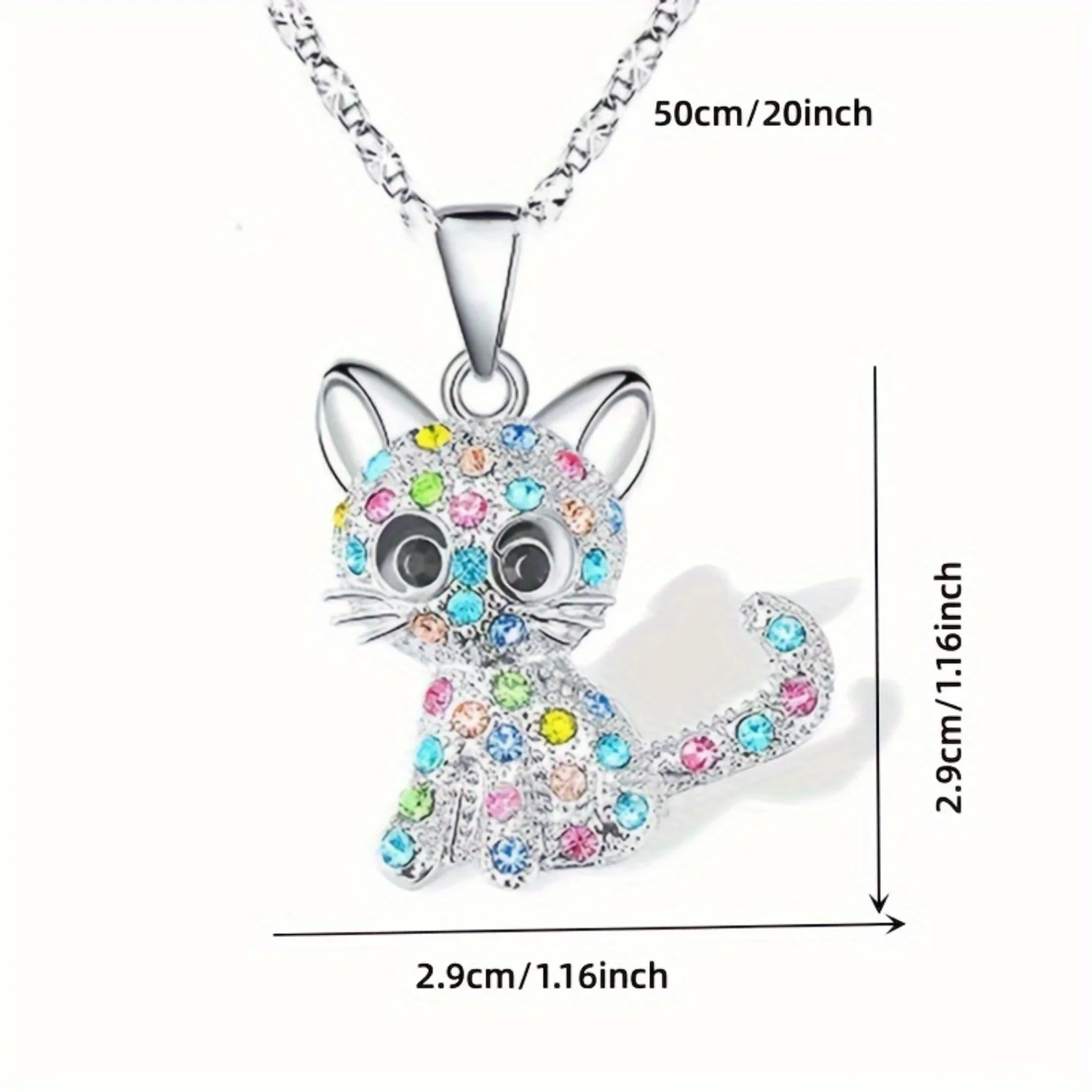 1/3PCS Trendy Creative Cute Cartoon Cat Pendant Necklace Decorative Accessories Holiday Party Gift For Boys And Girls