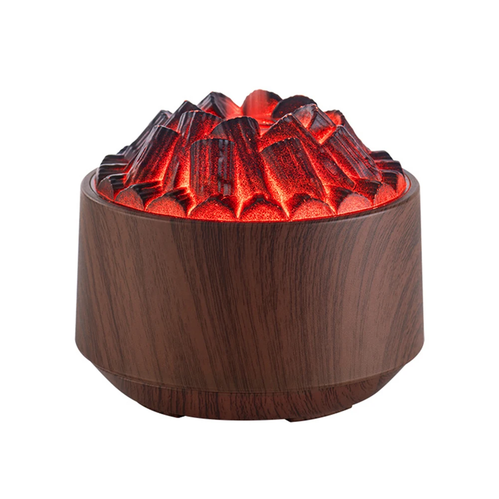 

USB-увлажнитель пламени, диффузор для ароматерапии с регулируемой цветной подсветкой и настройками таймера для создания успокаивающей атмосферы в помещении