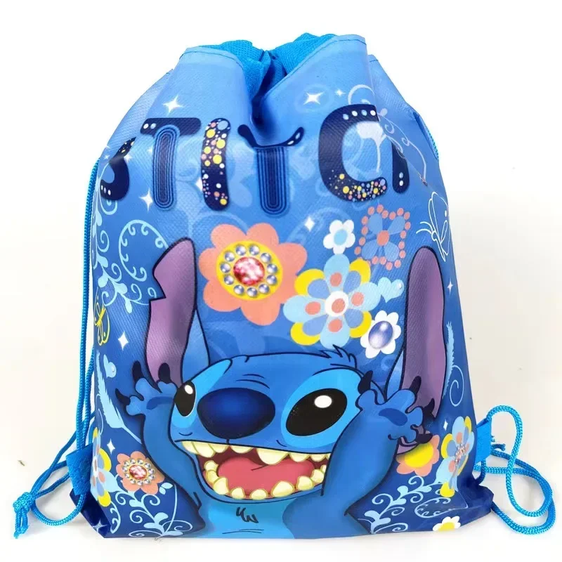 Frozen McQueen Mickey Minnie Sofia Six Princess Winnie Stitch Mermaid Pikachu Disney Non-woven Bag Birthday Party Supplies