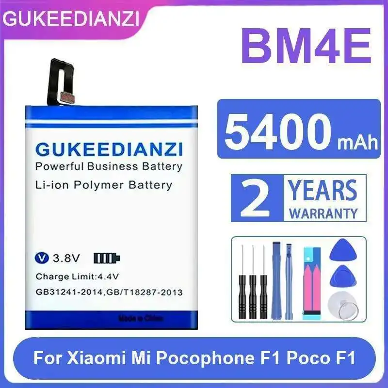 

5400Mah Mobile Phone Battery BM4E For Xiaomi MI Pocophone F1 Poco Fast Charging Premium Replacement