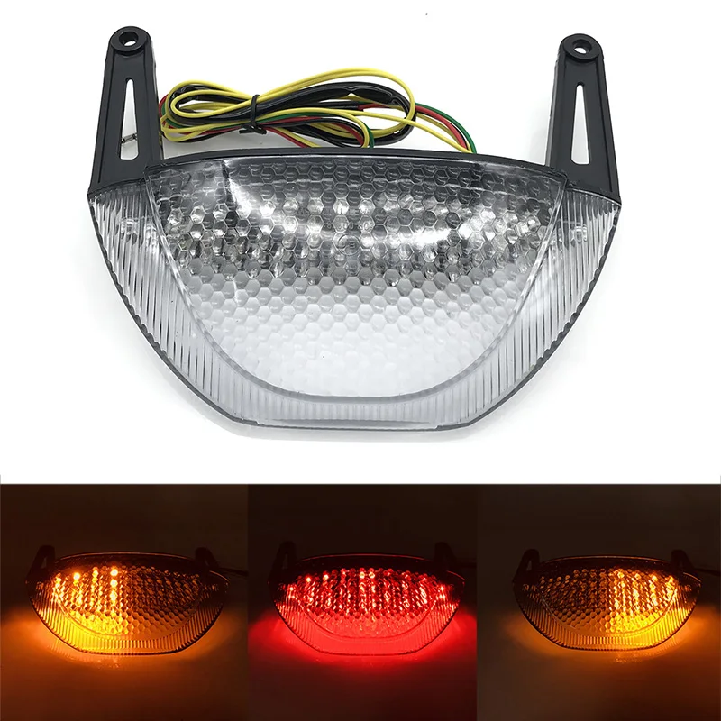 E-Mark LED Integrated Blinker Taillight For HONDA CBR600RR CBR 600RR 2007 2008 2009 2011 2012 Brake Turn Signal Light Tail Light