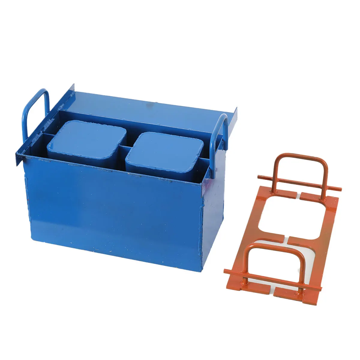 เครื่องอัดอิฐแบบเคลื่อนที่ เครื่องทำอิฐซีเมนต์สำหรับบล็อกซีเมนต์และคอนกรีต เครื่องทำบล็อกคอนกรีตขนาดเล็กแบบพกพา