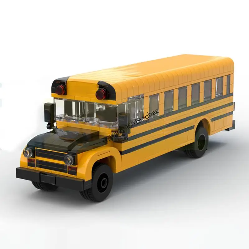 

Новый набор из 479 деталей: Городская серия автомобилей MOC, модель школьного автобуса S-серии 1972 года. Конструктор для творчества, игрушки для детей, подарки на день рождения. Хит продаж.