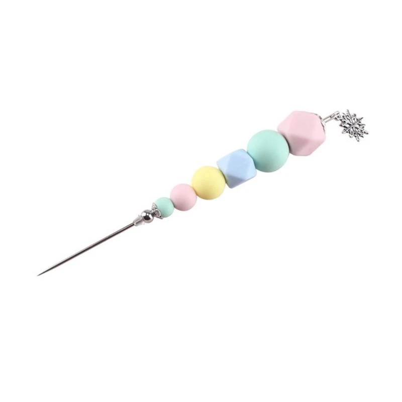W8EA Stainless Steel Needle Pin DIY Baking Pin for Beginner Cake Decorators Anti-slip