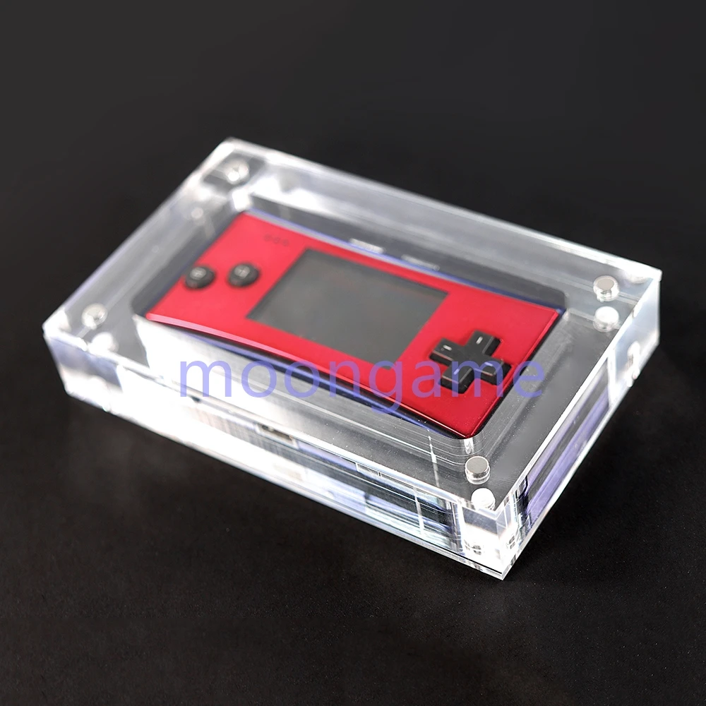OCGAME 1 Stück Acryl-Display-Schutzhülle für GB GBA GBC GBM GBP GBA SP NDSL New 2DS XL GW Spielkonsolen-Box Hochtransparente Hülle 10