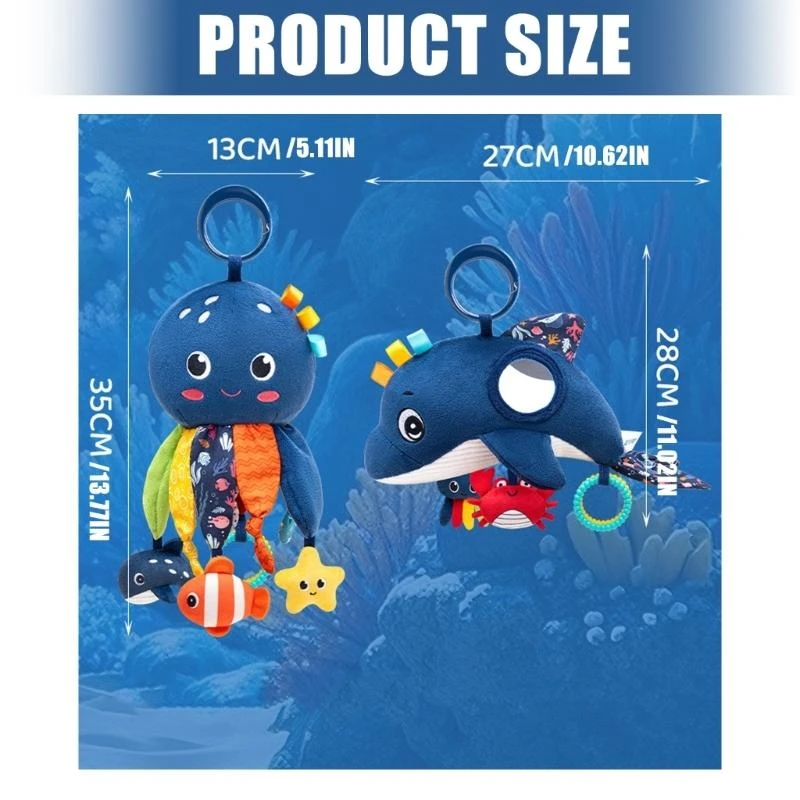 Berço bebê pendurado mordedor decoração com charme brinquedo interativo presente infantil 15UB