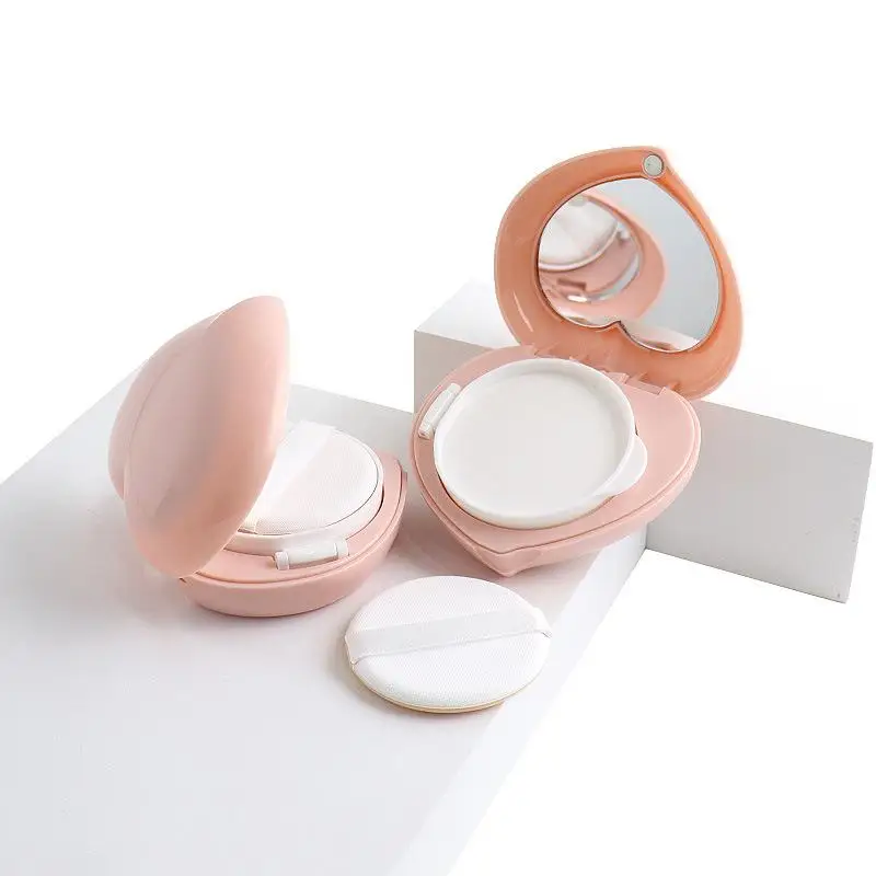15g/0.5oz 빈 에어 쿠션 퍼프 박스 휴대용 화장품 메이크업 케이스 컨테이너 파우더 스펀지 거울 포함 BB 크림 파운데이션용