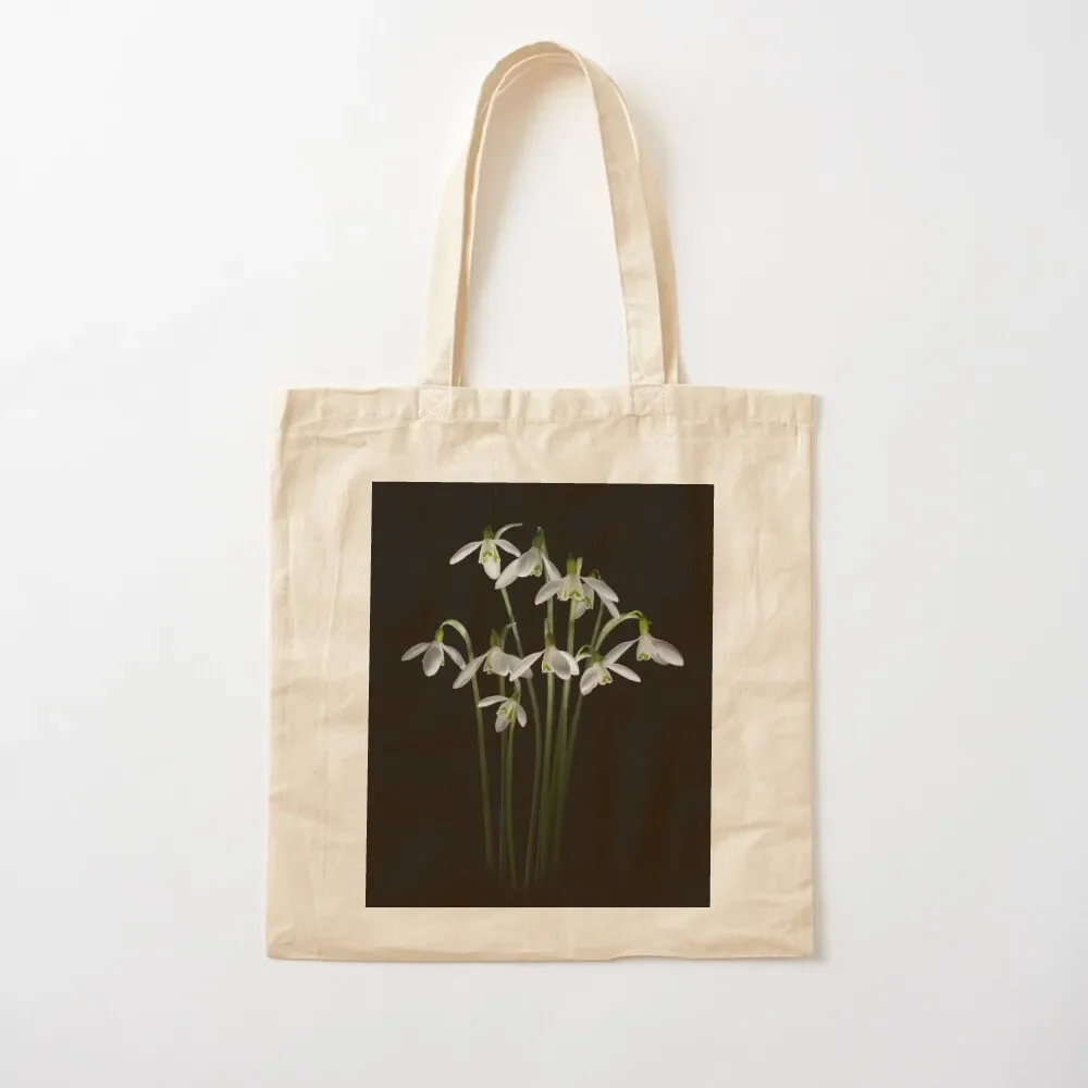 Snowdrops Tote Bag tote bag screen Cloth bag Shopper handbag