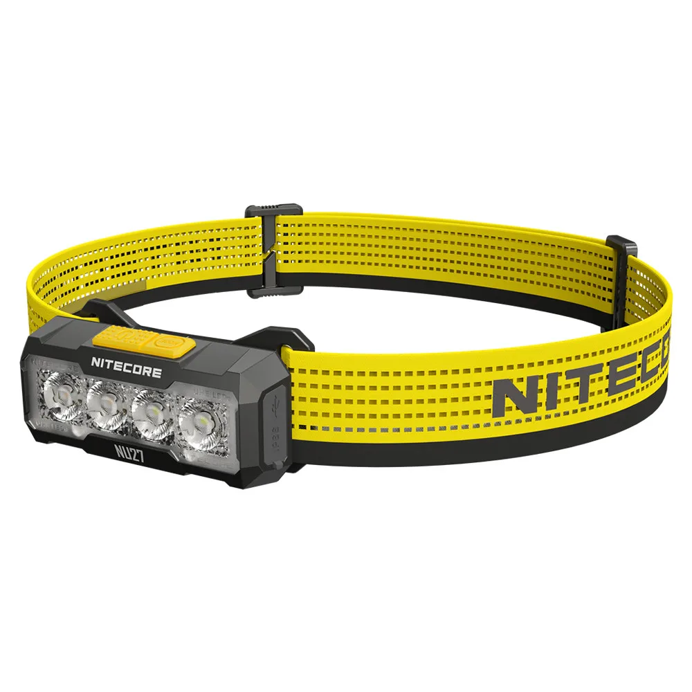 2024 Nitecore NU27 600LM Build-in Battery Multiple Color Temperatures Type C Rechargeable Headlamp Outdoor Trailing Run Climbing