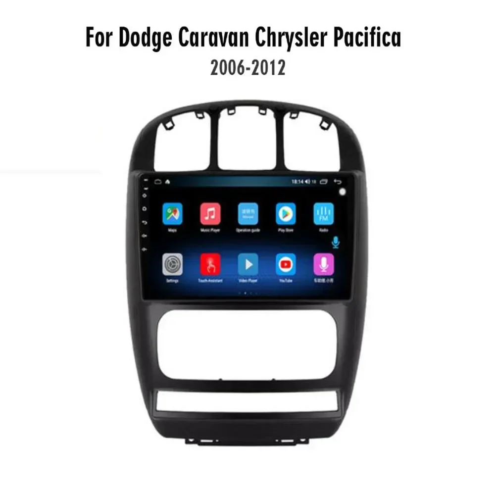 Android 13 Car Radio Multimedia Video Player For Dodge Caravan 4 For Chrysler Grand Voyager RS 2000 - 2012 GPS IPS