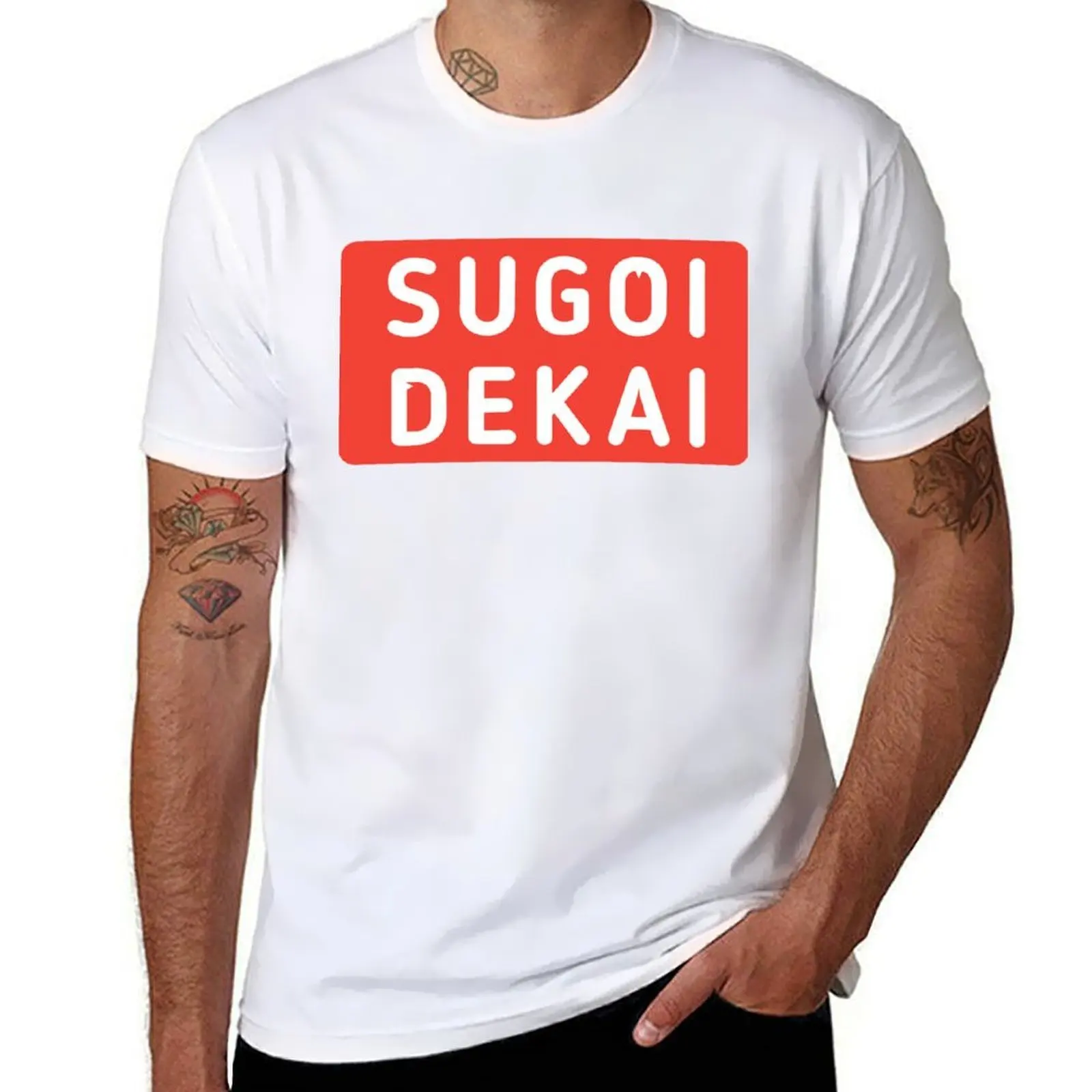 

Sugoi dekai T-Shirt anime tshirt t shirts for man graphic funny T-Shirt