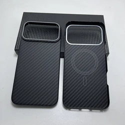Carbon fiber case for iphone 17 16 15 pro max case compatible magsafe Magnetic aramid fiber ultra-thin for iphone16 17 pro case