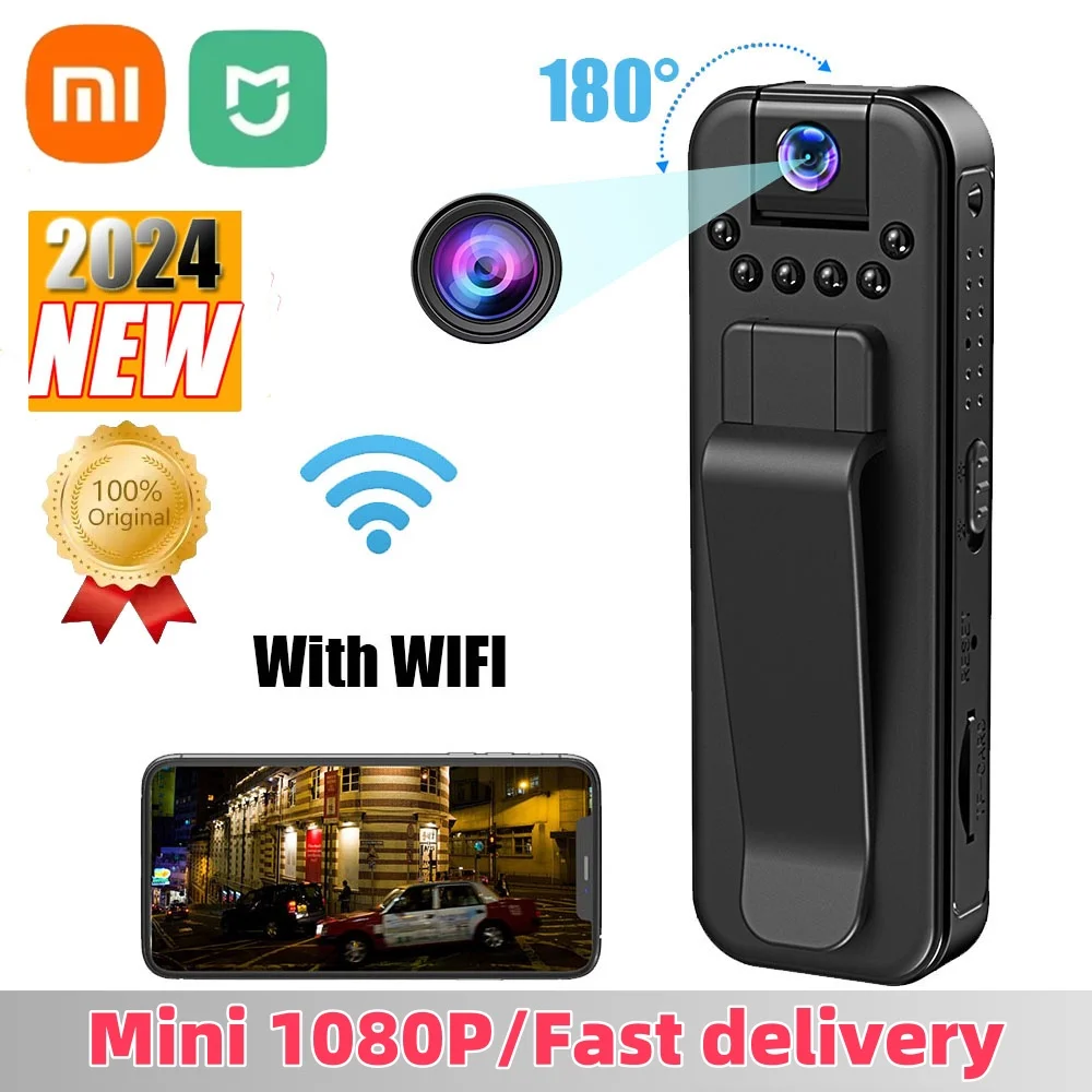 Mini kamera ciała Xiaomi 1080P z WIFI przenośny mały cyfrowy rejestrator wideo kamera noktowizyjna na podczerwień miniaturowa kamera nowość