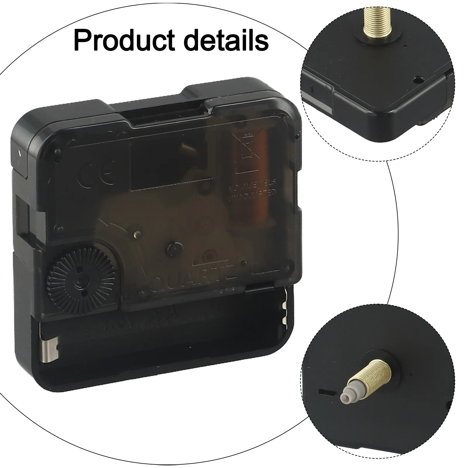Accurate Silent Quartz Clock Movement for Home and Office For DIY Projects with Quiet Operation and Precise Time Keeping