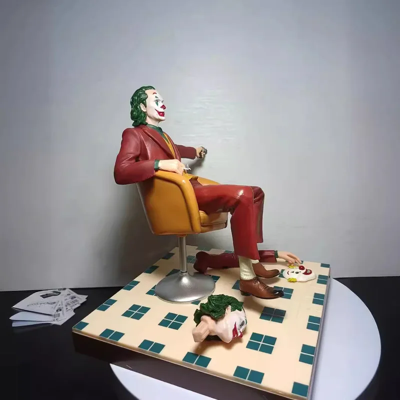 JOKER Red Cloak, Joaquin Clown, Urban Clown, Dual Form Classic Chair, Sitting Position, Boxed Handmade