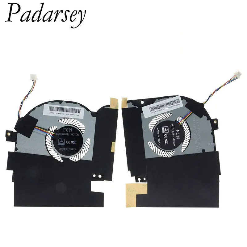 

Padarsey Replacement Laptop CPU+GPU Cooling Fan for Dell Alienware M15 R1 P79F M17 AWM17-7219SLV-PUS 0V1FR8 0PDMM0