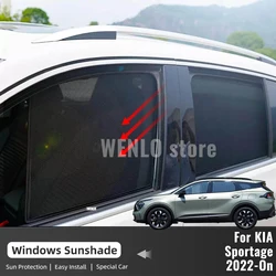 For Kia Sportage NQ5 2022 2023 2024 Long Wheelbase 2755mm Car Sunshade Front Windshield Curtain Rear Side Window Sun Shade Visor