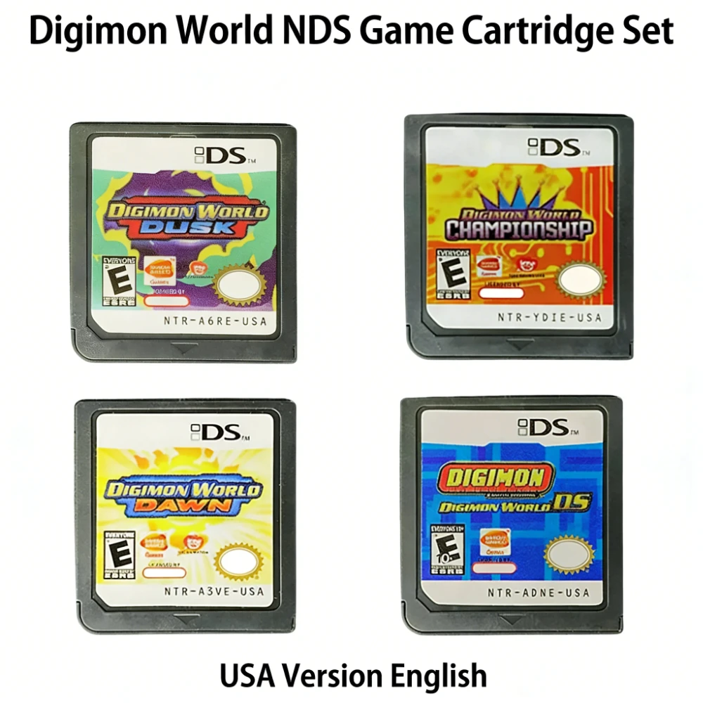 Cartucho de Juego Digimon World NDS, Versión Estadounidense, Inglés, Compatible con Nintendo DS