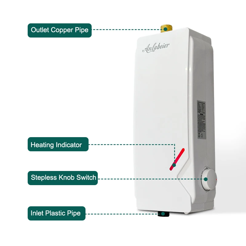 Chauffe Eau Instantane 220 V Badezimmer Guter Preis Dusche Elektrische Großhandel Tragbare Warmwasserbereiter