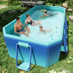 Foldable Swimming Pool Kid Pool Dog Pool Dog Swimming Pool Collapsible Portable Bath Tub Non-Inflatable Kiddie Pool Cat Shower