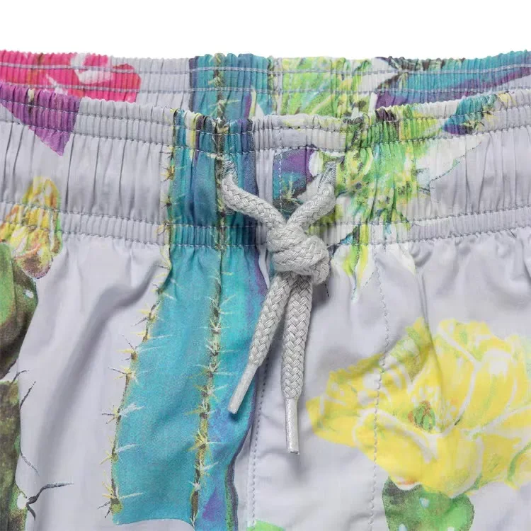 WTAPS Hawaiian Cactus Print Shirt Shorts Set Men Women Cuban Collar Short Sleeve Vacation Beach Outfit