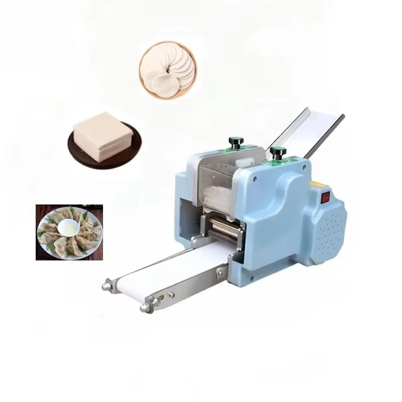 220V/110V Min Desktop Mini Dumpling Wrapper Machine Automatic Momos Siomai Dumpling Wrapper Making Machine