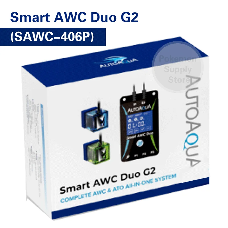 AUTOAQUA Smart Auto Water Changer AWC Duo G2 SAWC-406P Complete AWC & ATO All-In-One System saltwater and freshwater aquariums