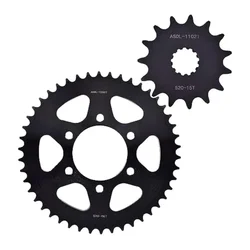 520 15T 46T Front Rear Sprocket Set for Kawasaki  Z650 2017 2018 2019