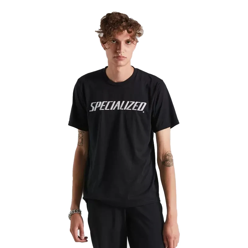 

SPECIALIZED Lightning WORDMARK Men's Comfort Classic Versatile Casual Crew Neck Short Sleeve Top Cotton T-Shirt High Quality