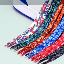 2022New Cashew Shoelaces for Sneakers AF1/AJ High Canvas Sports Shoelace Basketball Tennis Casual Shoes laces Flat Shoestrings