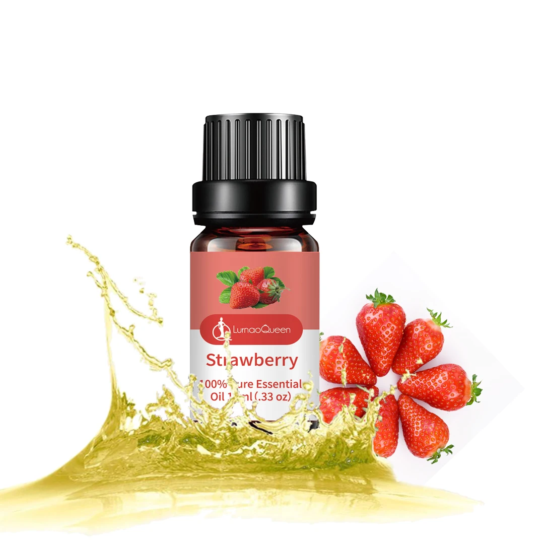 10ml Strawberry Fragrance Oil Diffuser Essential Oils Mango Cherry Watermelon Coconut Oil for Candle Soap Lip Gloss Making