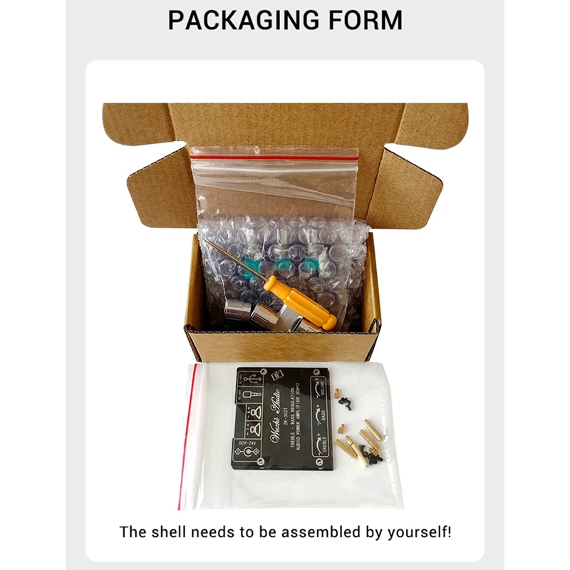 وحدة لوح مضخم صوت رقمي بلوتوث ، ستيريو ، ثنائي القناة ، 30 واط + 30 واط ، نغمة عالية ومنخفضة ، تطبيق دعم