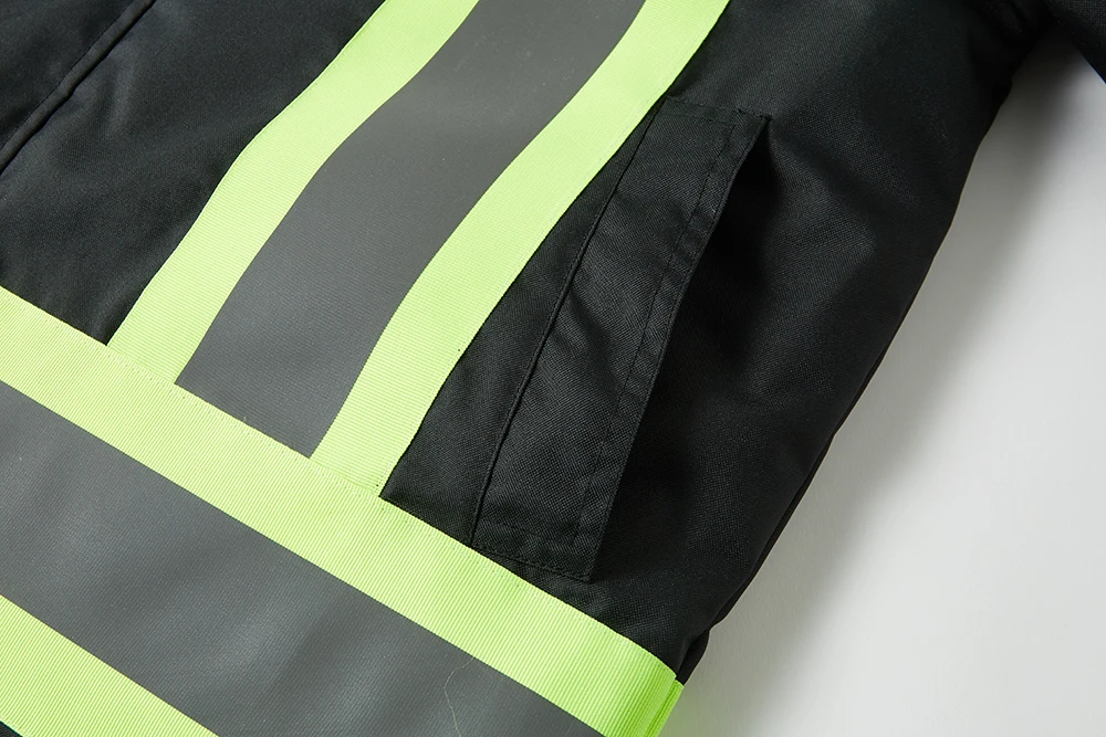 -30°F Comfort Rating Professional Freezer Storage Room Safety Workwear Hi Vis Reflective Insulated Cold Protection Coveralls