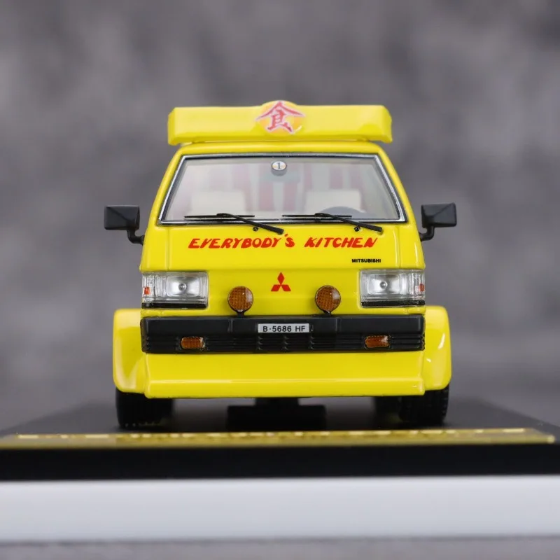 MK 1/64 Mitsubishi Delica L300 APAxpo Legierung Kraftfahrzeug Diecast Modelle Auto Spielzeug Sammlung Jungen Weihnachtsgeschenke
