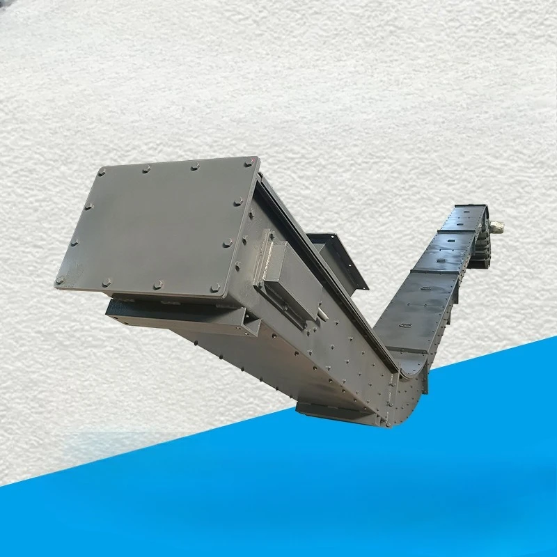 

Supply scraper inclined carbon steel scraper conveyor series double chain lifting scraper