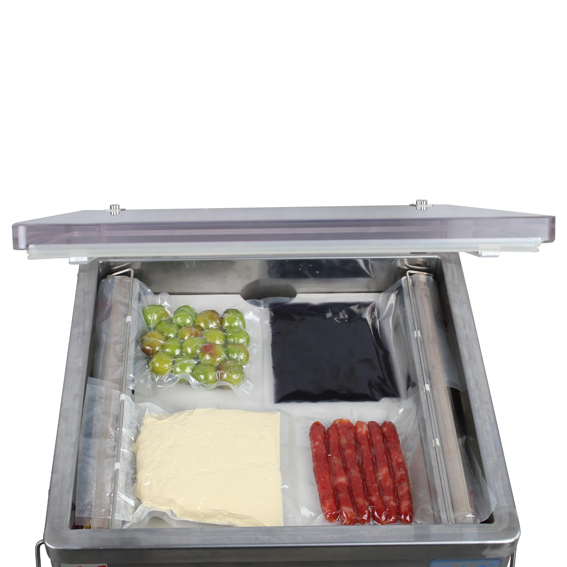 DZ-360 stand type double sealing bar high efficiency vacuum packaging machine vacuum sealer