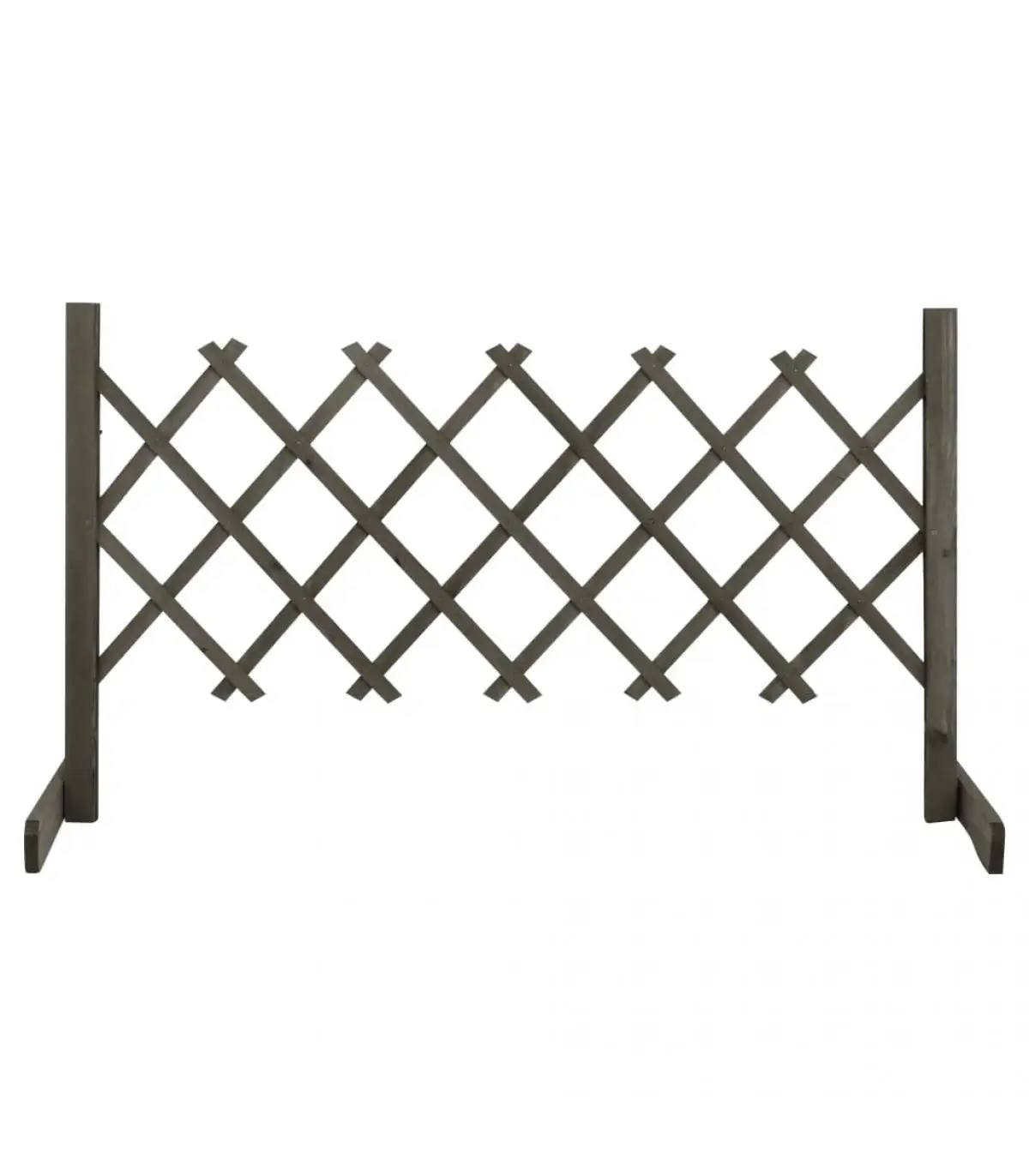 120x60 cm gray fir solid wood trellis garden fence panels