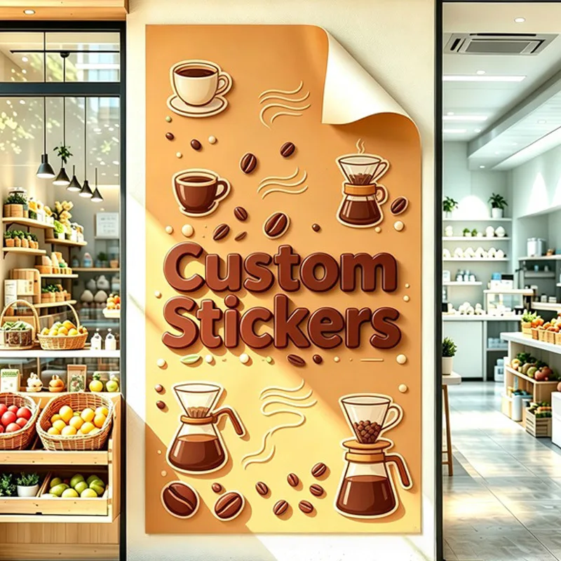 Any Size 100 cm Custom Stickers Suitable For Warning Message School Barber Shop Movie Theater Commercial Advertising Promotion