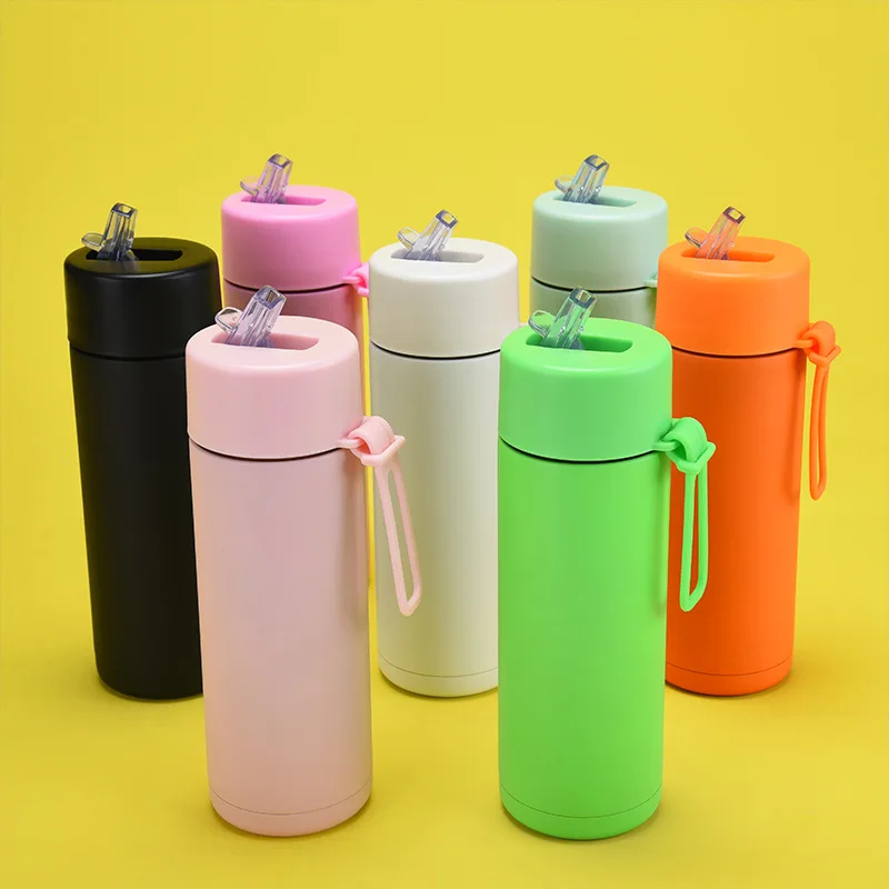 

Portable 650ml Sports Water Bottle Silicone Handle St Cup American Large Mouth 304 Stainl Steel Insulated Mug