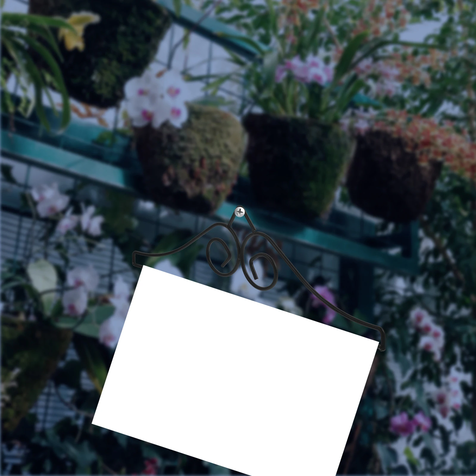 

1Pcs Garden Flag Pole Accessories Metal Hanging Rack Sturdy Durable Outdoor Yard Flags Holder Stand for Bar Store Party