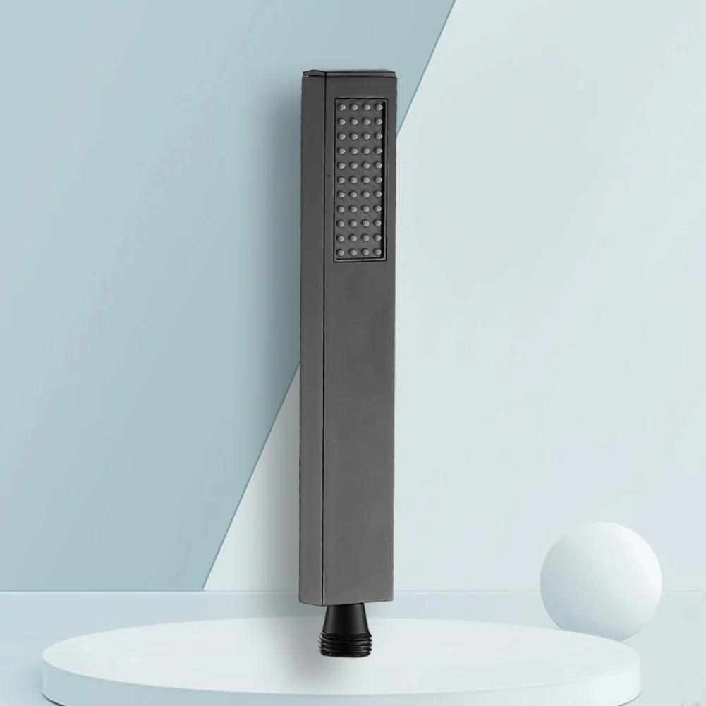 Stainless Steel Square Handheld Shower Head Bathroom Home Replace Head Faucet Accessory Handshower Sprayer